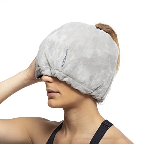 Bonnet en gel pour migraine InnovaGoods gris en polyester ergonomique