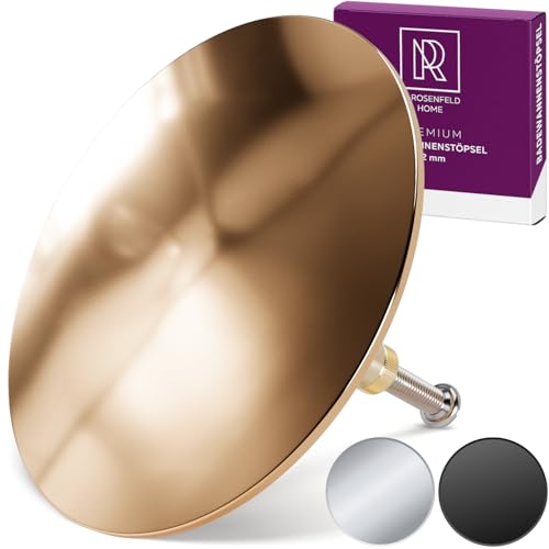M. ROSENFELD Premium Bath Plug 72 mm, For Standard Bathtub Flow With Innovative Double Seal