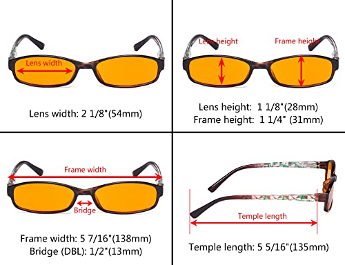 Image of Eyekepper 3 Pack Blue Light Blocking Eyeglasses Crystal Clear Computer Readers