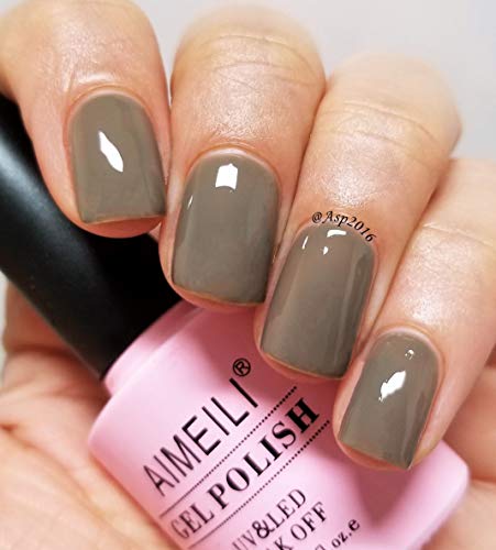 AIMEILI Esmalte de Uñas Gel UV LED Soak Off Rubble 10ml miniatura 2