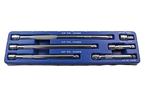 Image of US PRO 6PC 3/8 DR Wobble Extension BAR Set 38-300mm B4029