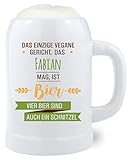 Bavariashop Bierkrug mit Wunschgravur - in Handarbeit veredelt. Bei einer Füllmenge von einem halben Liter passt in den Steinkrug einiges rein.