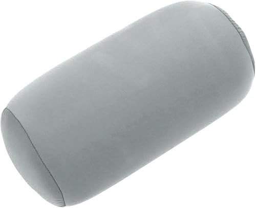 Miniatura 8 de Bookishbunny Almohada cilíndrica de microperlas 13 "x 7" (negro blanco)