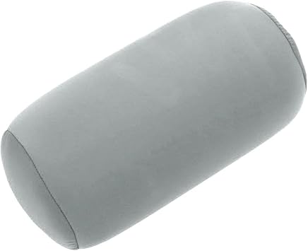 Bookishbunny Microbead Cylinder Bolster Roll Pillow 13" x 7" Solidgray