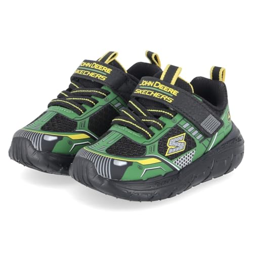 Basket Garçons Skechers Tracks Tractor-Tronix Chaussures Sport Vert Noir