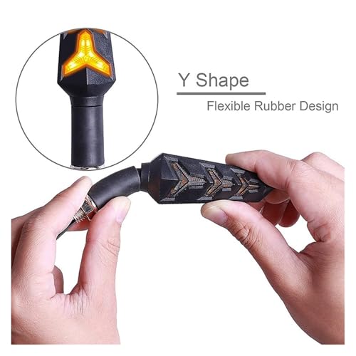 Intermitentes de Moto impermeables con relé y luz fluida para mayor seguridad 3