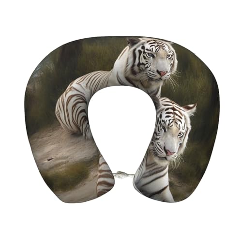 Almohada cuello U espuma viscoelástica 30x25 cm miniatura 1