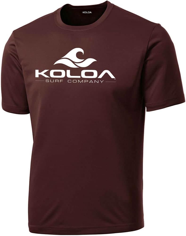 Koloa Surf Wave Logo Moisture Wicking Athletic All Sport Training T-Shirts