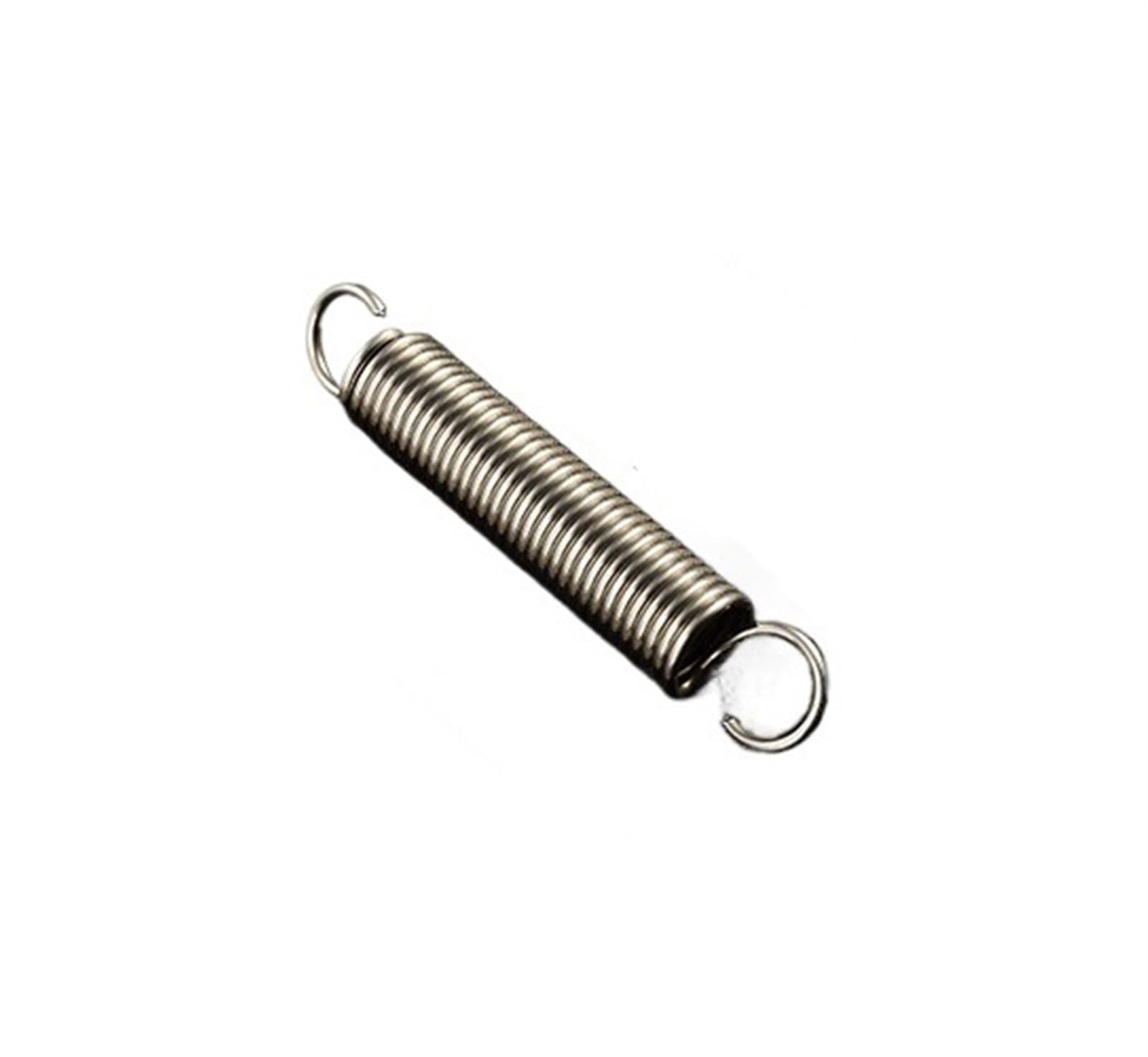 Resorte De ExtensióN Resorte de tensión extensión helicoidal cilíndrico con gancho en forma S acero inoxidable Resortes comprimidos extendidos(70mm (5Pcs),5MM_37*1.2CM)