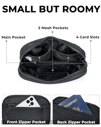 Nylon Crossbody Bags for Workout Travel with Adjustable Strap3