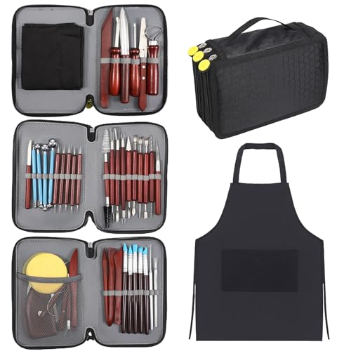 42 Pcs Pottery Tools and Sculpting Kit