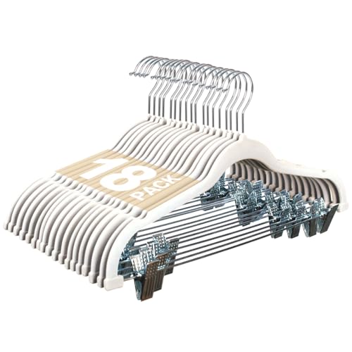 Perchas Terciopelo Pinzas Marca Monicent
