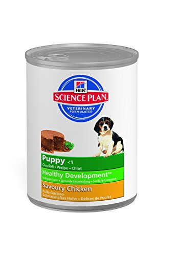 Hills Science Plan Dog Puppy Medium Breed Health & Growth Food for Dogs Chicken Boxes 370 g - Pack of 12