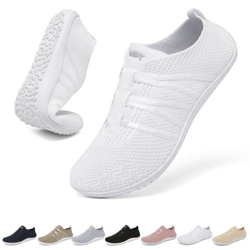 chetoria Chaussures Barefoot Homme Femme Chaussures Minimalistes d'Été Respirantes Baskets Zero Drop Antidérapantes Sneakers de Fitness Souples Chaussures...
