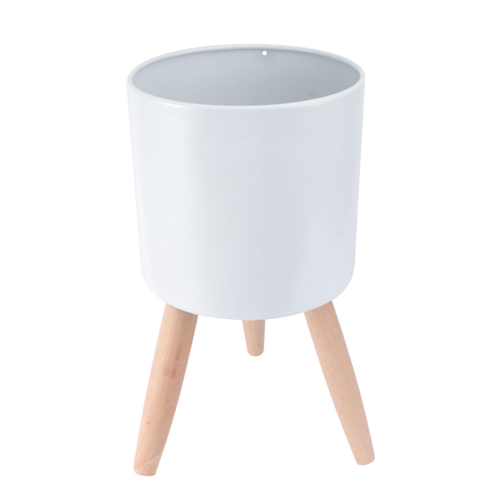 Gatuida Vaso Da Fiori in Ferro Con Piedistallo Porta Vaso Da Interno Supporto Per Piante Rialzato Decorazione Minimalista Per Casa Ufficio Giardino