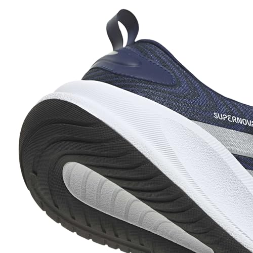 adidas Herren Supernova Ease 2 Running Shoes, Dark Blue/Matte Silver/Aurora Ink, 43 1/3 EU – Ansicht 4