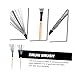 ULDIGI Drum Brushes Double Head Maple Drumsticks Steel Wire Brush for Jazz Drum Practice and Performance