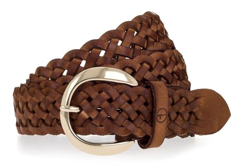 Tamaris Leather Belt W80 Baileys : ceinture en cuir véritable pour femme