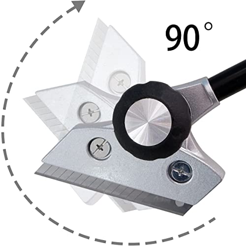 Paint Scraper,Putty Knife,Razor Blade Scraper Tool,Floor Scraper Long Handle Heavy Duty,Scraper Tool,Plastic Scraper,Gasket Scraper,Carbide Scraper - Thumbnail 4