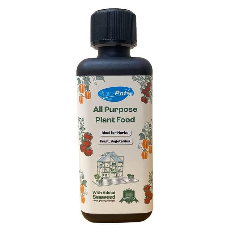 All Purpose Plant Food Mineral Fertiliser for AutoPot Watering Systems 300ml One-Part Dilution Promotes Healthy Growth Leaves Minimal Sediment
