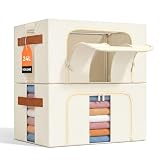 NiuBeBe Caja Almacenaje Ropa Apilables: Bolsas Plegable Metálica Estructura