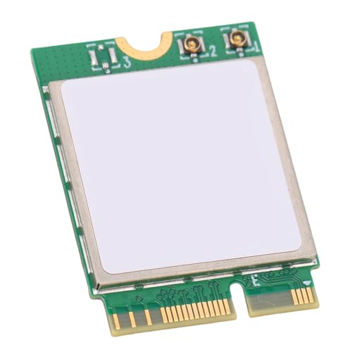 Yunseity Tarjeta de Red Inalámbrica WiFi 7, Adaptador M.2 para PC de Escritorio 5.4, Chipset RTL8922AE, 6338 Mbps en 2.4G+5G+6G, Banda compatible con Windows 10 y 11, Antena dual 8dBi miniatura 7