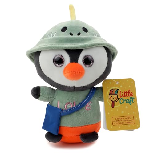 Image of Soft Plush Toy for Kids Stuffed Soft Toy with Cute Hug-Friendly Plush for Babies, Toddlers & Children Safe, Lightweight & Easy to Clean (Green Penguin)