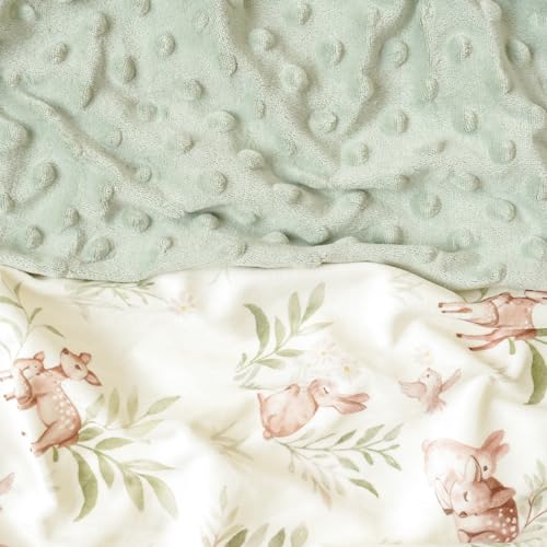 Image of Konssy 2 Pack Nursing Pillow Covers, Soft and Comfortable Nursing Cover for Breastfeeding Pillows, Pillow Slipcover for Baby Girls Boys Newborn(Green, Woodland)