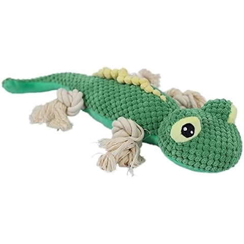 Belcka Interactive Plush Dog Toy with Rope Cover