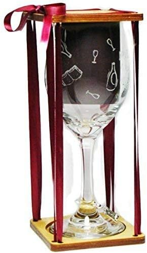 Book Club What Happens at Book Club Stays at Book Club Stemmed Wine Glass with Charm and Presentation Packaging