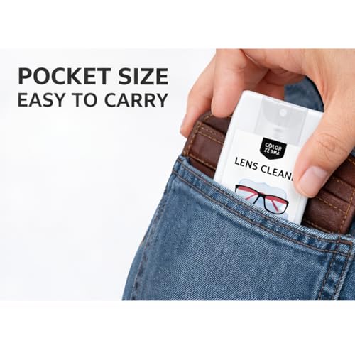 Image of Spectacles And Sunglasses Cleaning Pocket Spray | Eye Wear Glass Cleaning Spray | PACK 20 ML