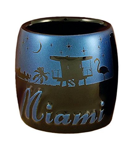 Americaware SCSMIA03 Miami Night Sky 2oz Ceramic Shot