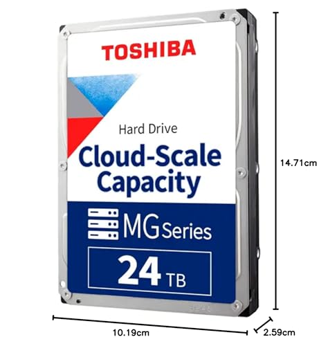 Toshiba MG11ACA24TE disque dur 24 To 7200 trmin 1000 Mo 3.5 Série ATA III - vue 3
