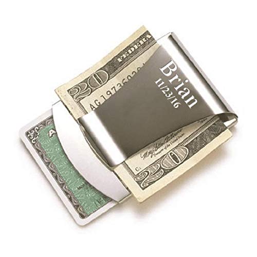 Executive Gift Shoppe | Custom Engraved Metal Money Clip & Credit Card Holder