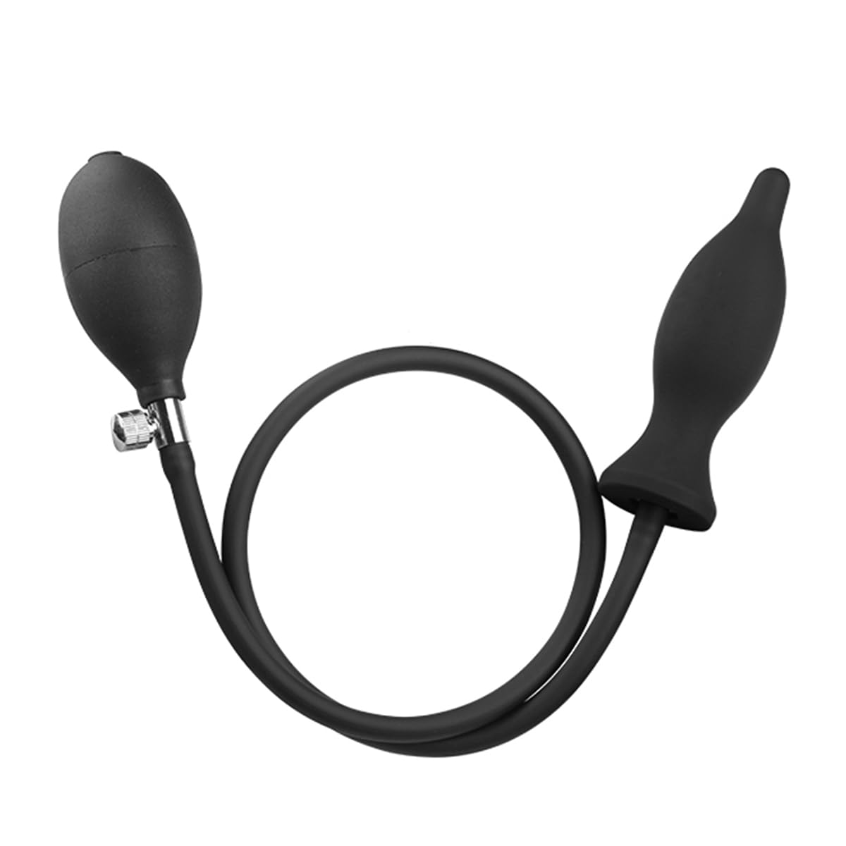 Inflatable Anal Plug Dildo Pump Butt Plug Manually Inflatable Anal Dilator Prostate Massage Stimulator Adult Sex Toy for
