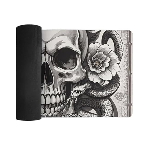 Protector de escritorio para mouse impermeable 24x12 blanco miniatura 3