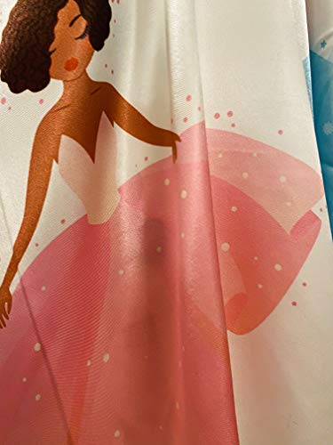 Image of Satin Fitted Mini Crib Sheet for Babies, Girls to retain Hair Moisture Size (Ballerina Girls - Mini Crib Sheet Size 24 x 38 inches) Smaller Than The Standard Crib Sheet