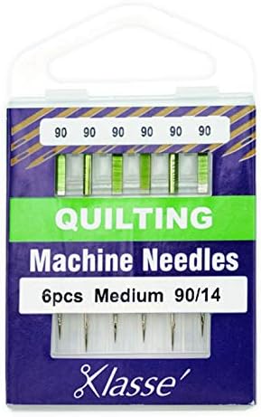 Klasse Quilting Needles, Size 90/14, 1 Pack, 6pcs, AA5106.090