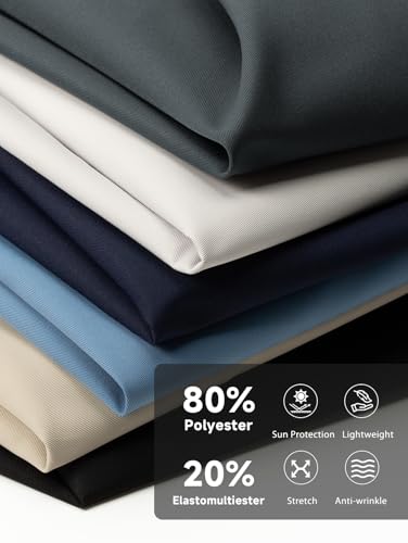 Moosehill Men's Stretch Golf Pants Quick Dry Comfy Trousers3