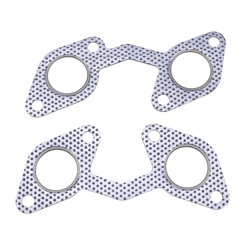 Image of Exhaust Gasket Set 1A091-12350 &1A091-12360 Compatible for Kubota V2203 V2003 V2403 V1902 V1702 Engine