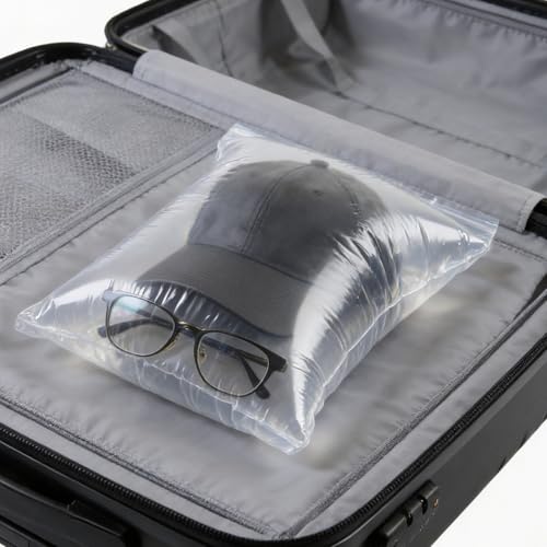 Bolsa inflable transparente Alipis de 25x35 cm para embalaje y envío de gorras, 50 uds 8