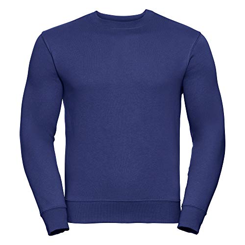 Russell Mens Authentic Sweatshirt (Slimmer Cut) (XL) (Bright Royal)