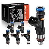 A-Premium 6Pcs Fuel Injectors Compatible with Nissan Murano 2004-2007, 350Z 2005-2006 & Infiniti G35 2004-2007, M35 2006-2008, FX35 2005-2008, 3.5L, Gas, Replace# 0280158042