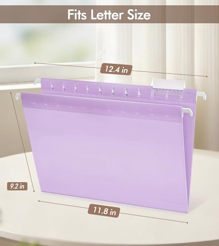Dossiers suspendus en plastique durable et imperméable format lettre - 5
