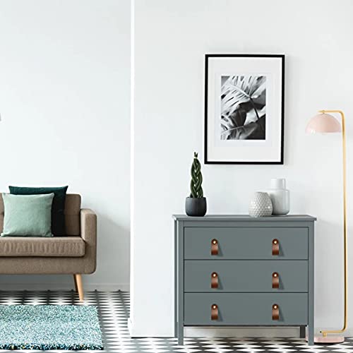 DOXILA- Maniglie per mobili in pelle 6 pezzi