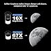 Aomekie Telescopio Astronomico 400/70mm Telescopio para Niños con Adaptador Trípode Ajustable Ffiltro...