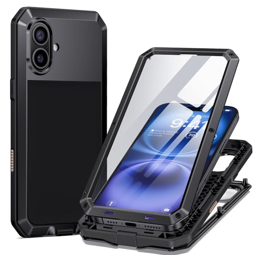 Coque iPhone 16 incassable seacosmo évite les écrans brisés avec sa protection verre