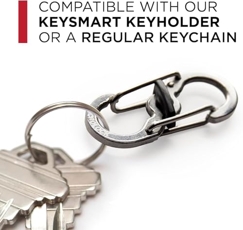 Image of KeySmart Key Carabiners - Quick Release Dual and Mini Carabiners, Stay Organized w /Carabiner Keychains, Never Lose Your Keys