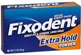 PACK OF 3 EACH FIXODENT POWDER EXTRA HOLD 2.7OZ PT#7666074064