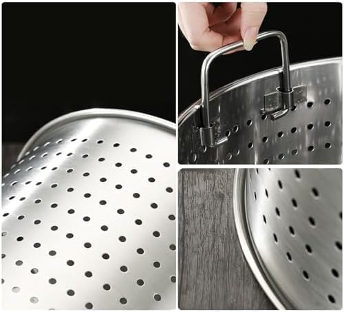 Edelstahl-Filter-Mesh-Eimer, großes Fassungsvermögen, Küchensieb | Großes Fassungsvermögen Edelstahl-Filter-Mesh-Eimer-Sieb für Frittieren, Nudeln, Obst, Gemüse